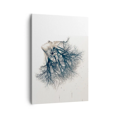 Obraz na plátně - Okouzlená šepotem stromu - 50x70 cm