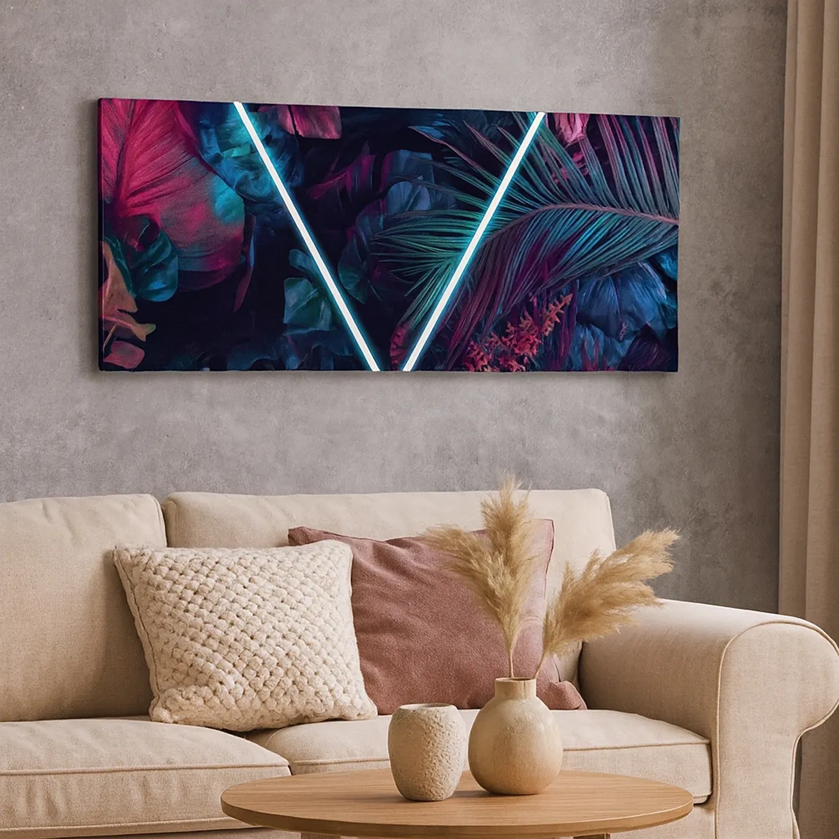 Obraz na plátně - Zahrada v disco stylu - 30x30 cm