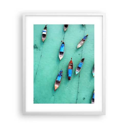 Plakát v bílém rámu - V radostném očekávání - 40x50 cm