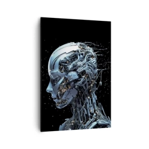 Obraz na plátně - Technologie je žena - 70x100 cm