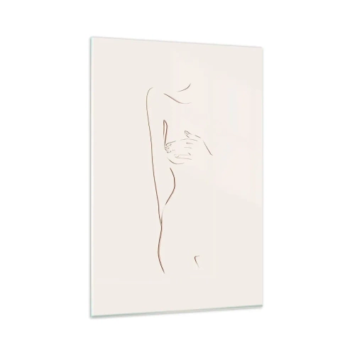 Obraz na skle - Tvar touhy - 80x120 cm