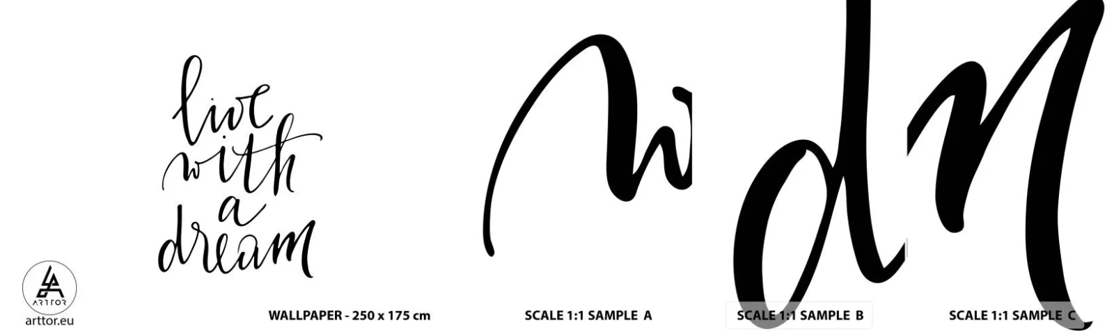 Vzor Fototapety Samolepicí Deluxe Sticker - Of course - Typografie, Afirmace, Maxim - 100x30 cm