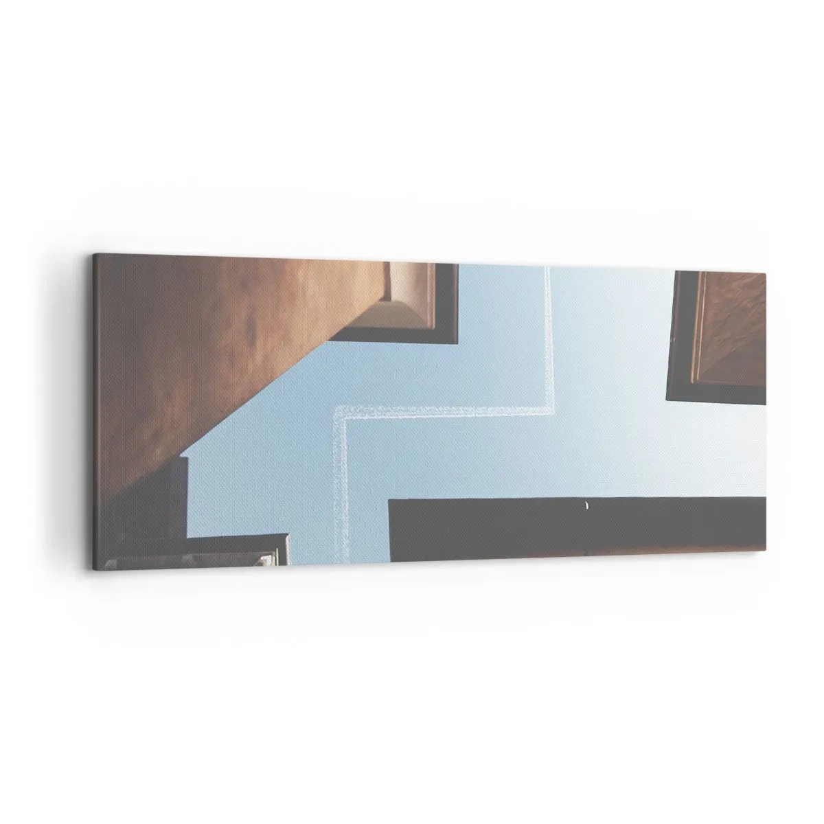Obraz na plátně - Nad městským labyrintem - 120x50 cm