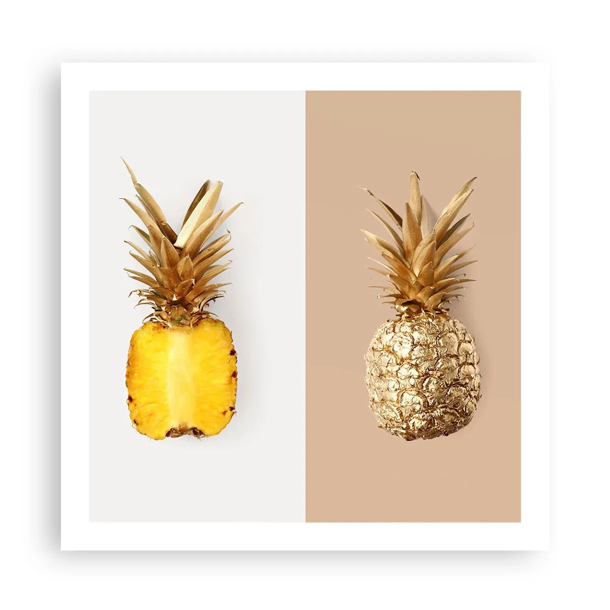 Plakát - Ananas pro nás - 60x60 cm