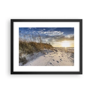 Plakát v černém rámu - Pozvánka na procházku - 40x30 cm