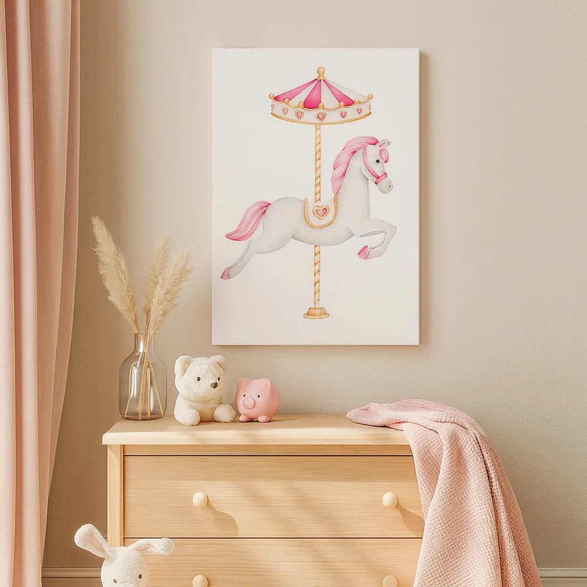 Obraz na plátně - Vyrazil z kopýtka - 50x70 cm