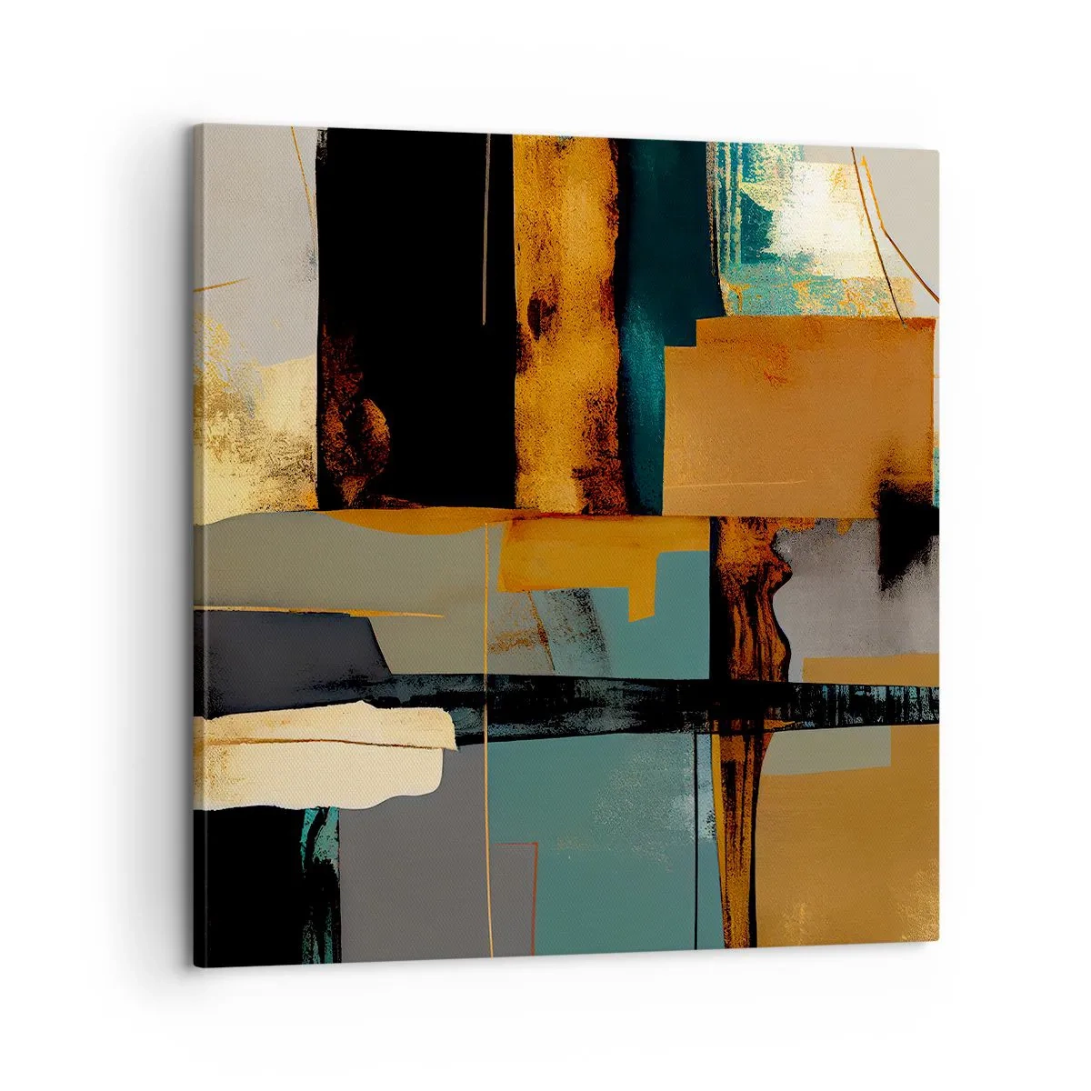 Obraz na plátně - Abstrakce – světlo a stín - 60x60 cm