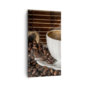 Obraz na plátně - Černost uhlí, průzračnost jantaru - 55x100 cm