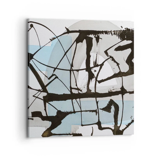 Obraz na plátně - Přesto modrá - 70x70 cm