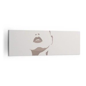 Obraz na plátně - Stvořená ze světla a stínu - 160x50 cm