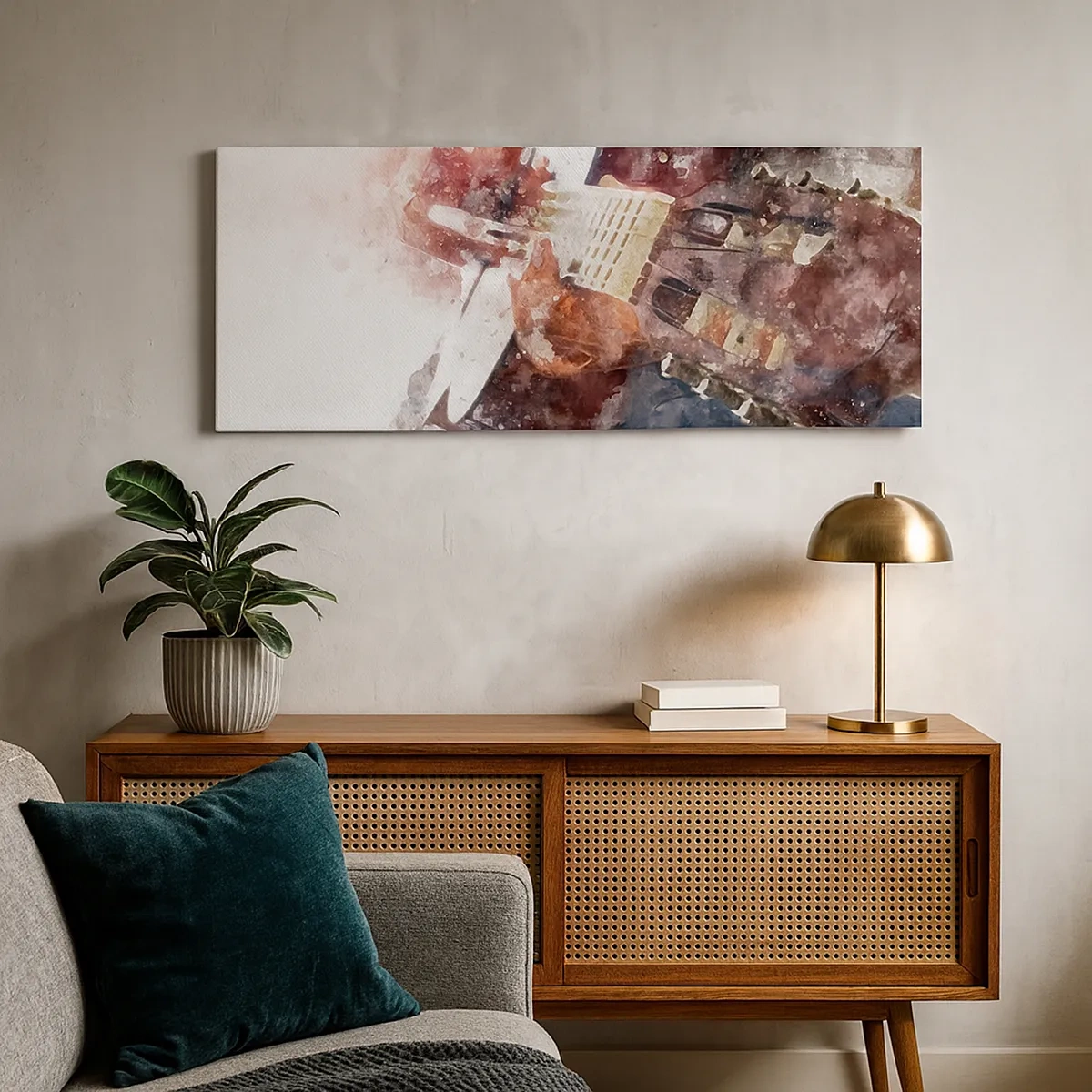 Obraz na plátně - Co si o tom myslíš? - 30x30 cm