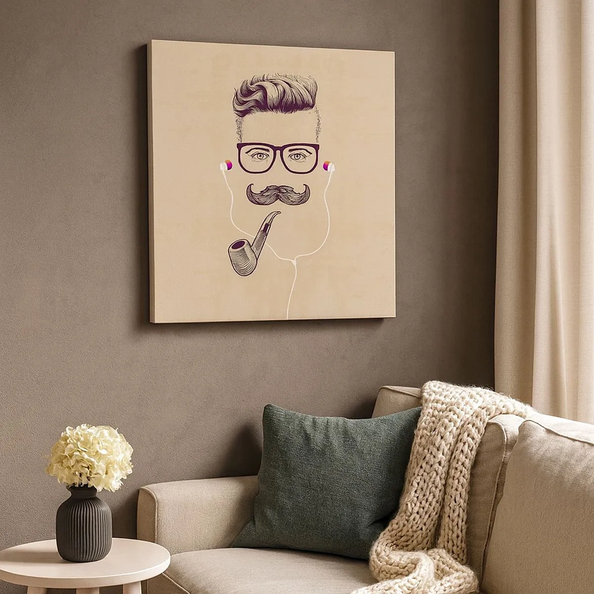 Obraz na plátně - Skutečný muž? - 30x30 cm