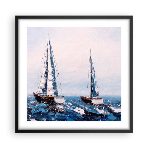 Plakát v černém rámu - Bratrství větru - 50x50 cm