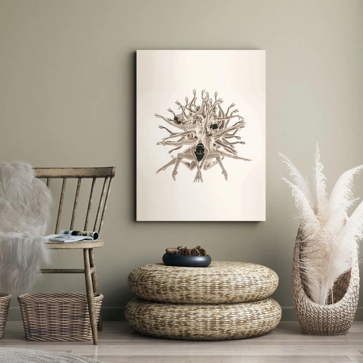 Obraz na plátně - Rozkvět v tanci - 80x120 cm