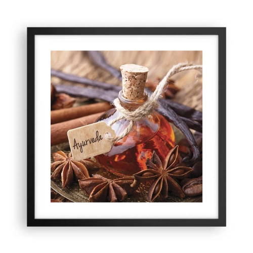 Plakát v černém rámu - K jednotě těla a ducha - 40x40 cm