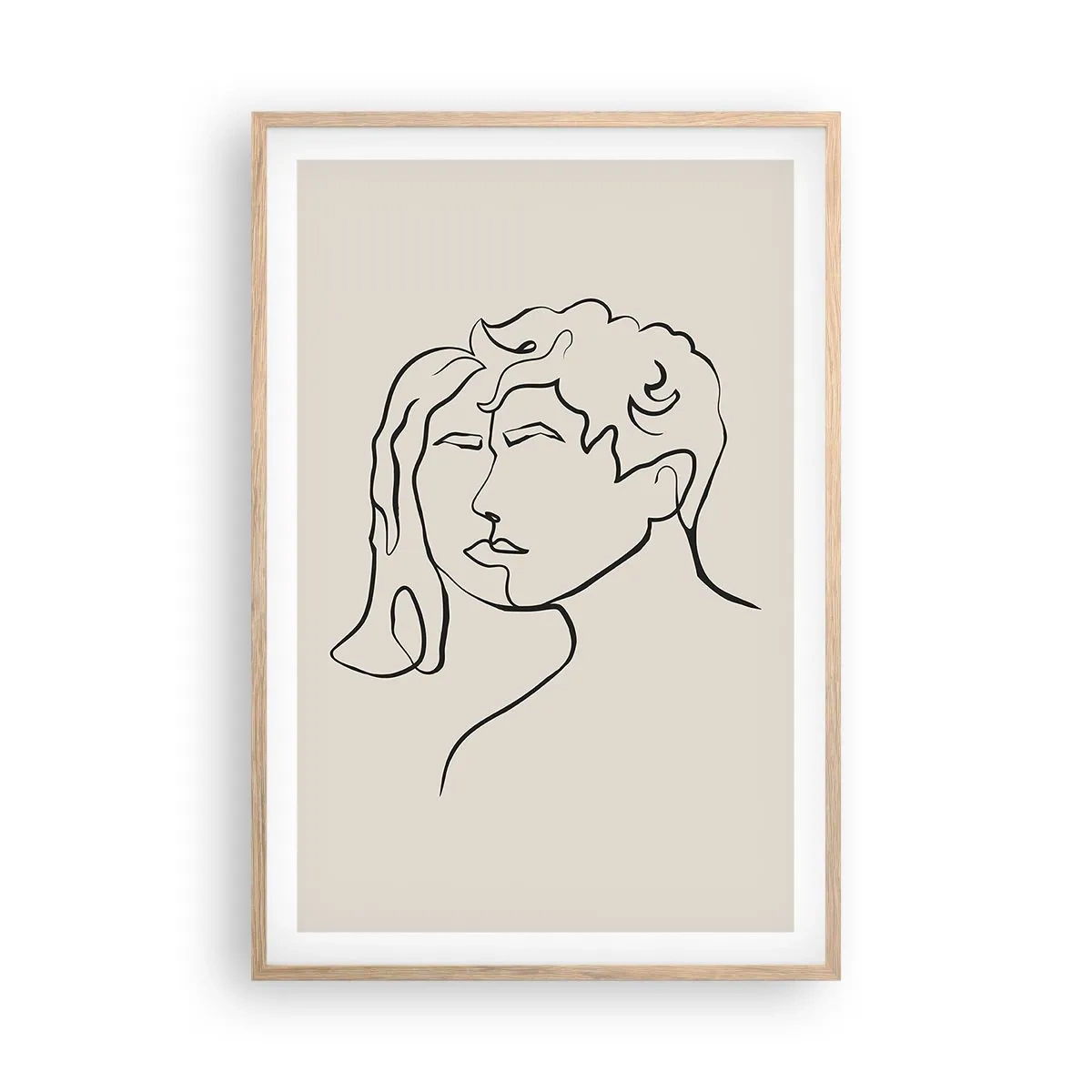 Plakát v rámu světlý dub - A byla jednota - 61x91 cm