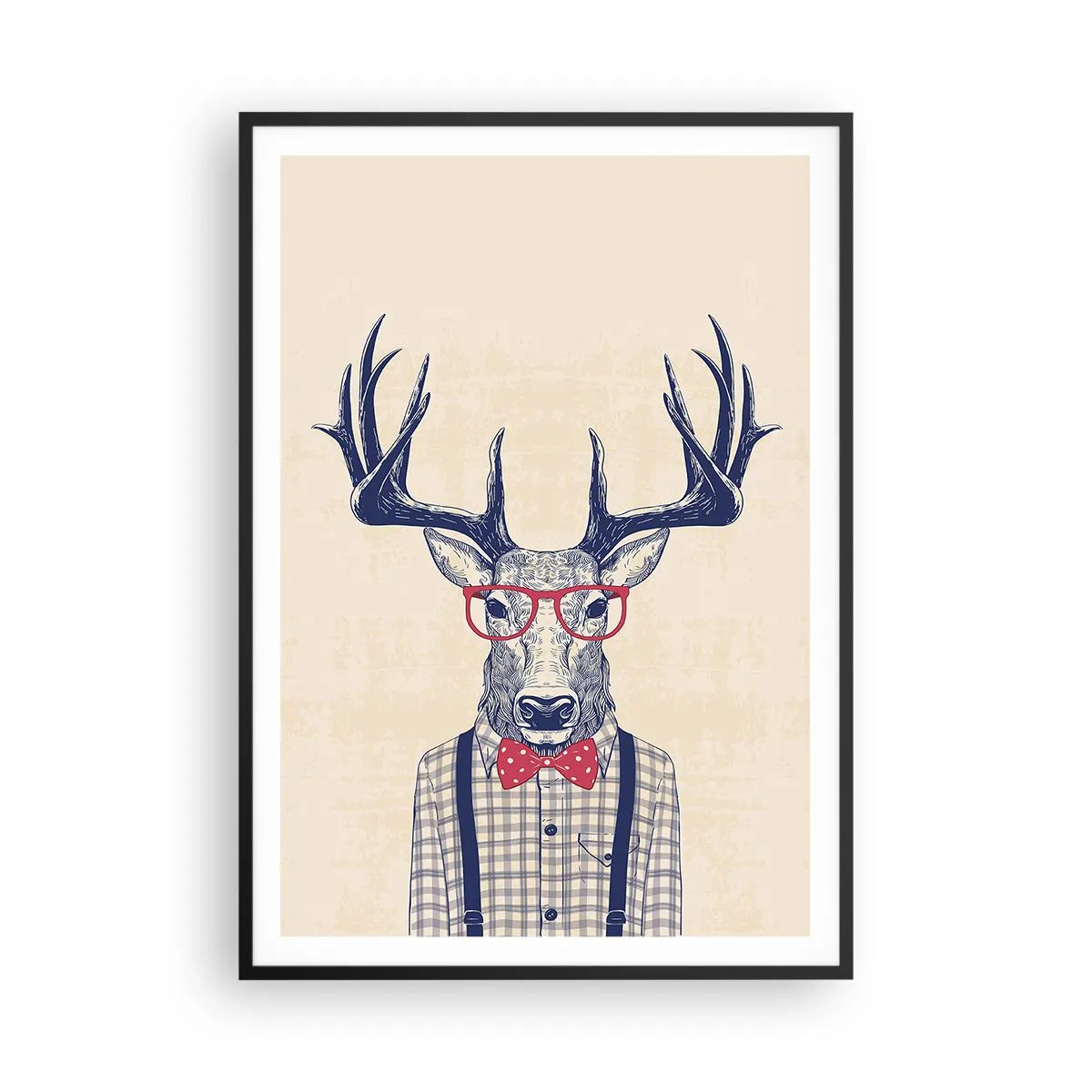 Plakát v černém rámu - Zábavná extravagance - 70x100 cm