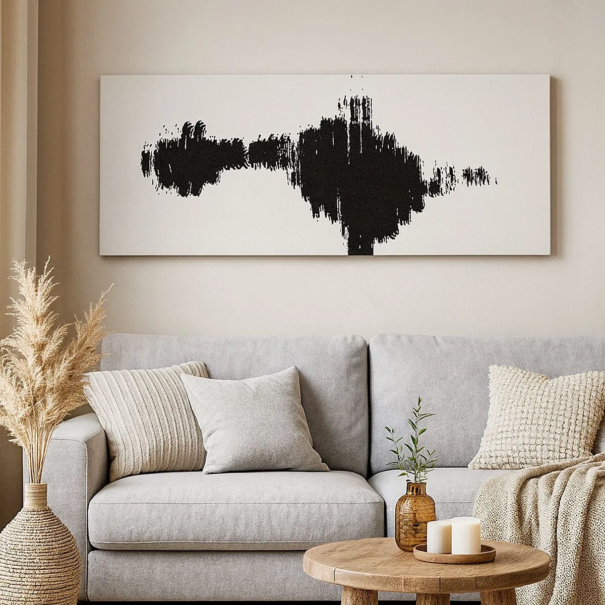 Obraz na plátně - Vibrace představivosti - 100x40 cm