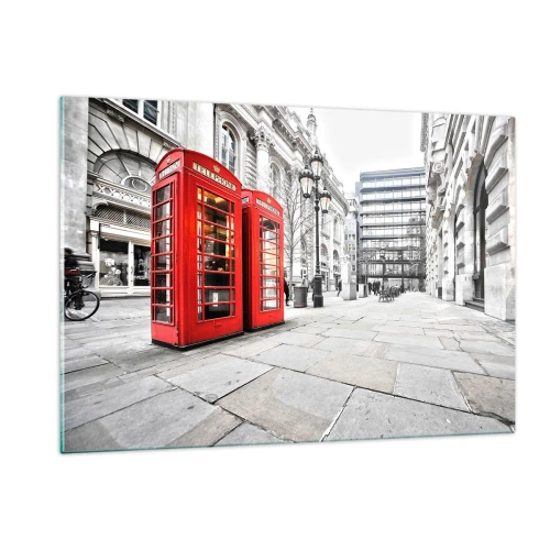 Obraz na skle - Welcome to London - 120x80 cm