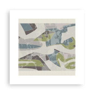 Plakát - Kompozice za sklem - 30x30 cm