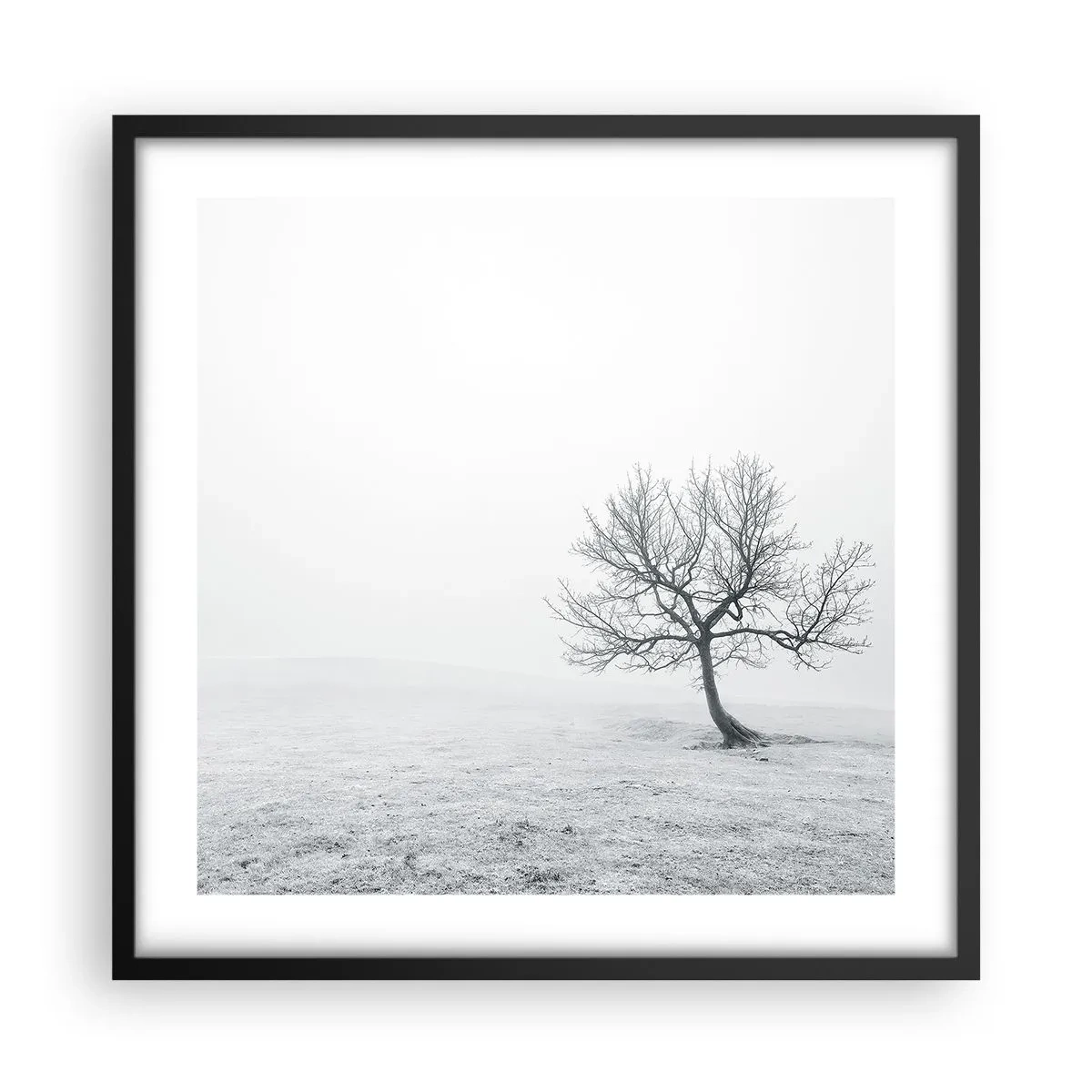 Plakát v černém rámu - Proti nicotě - 50x50 cm