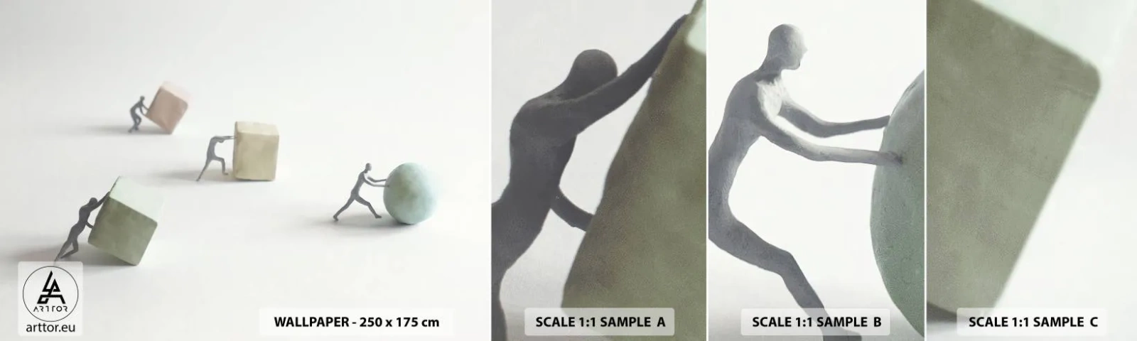 Fototapeta Vzorek Standard Eco - Život samotný - Abstrakce, Lidé, Práce - 100x30 cm