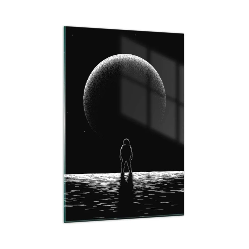 Obraz na skle - Tváři v tvář - 80x120 cm