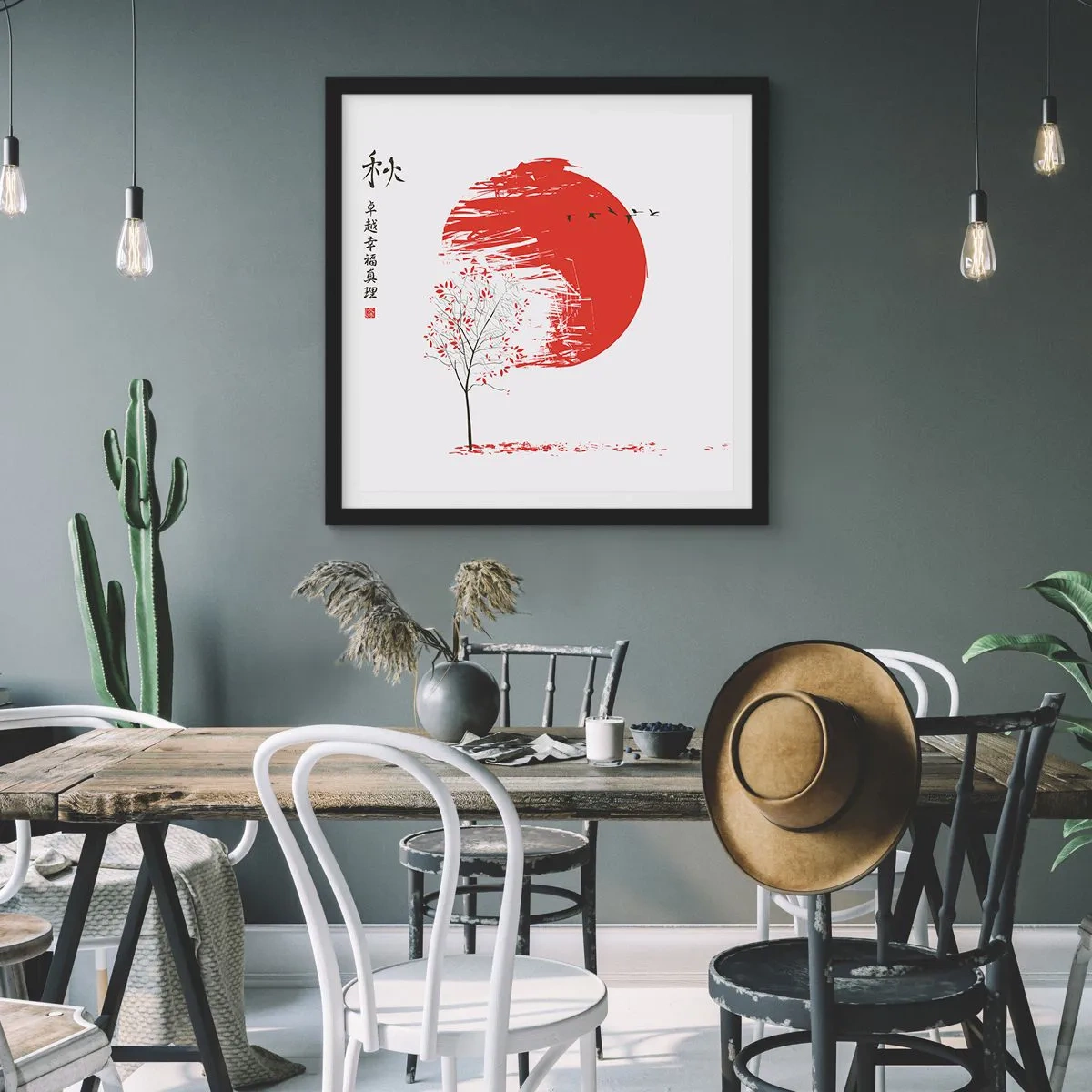 Plakát v černém rámu - Znáte tuto zemi? - 60x60 cm