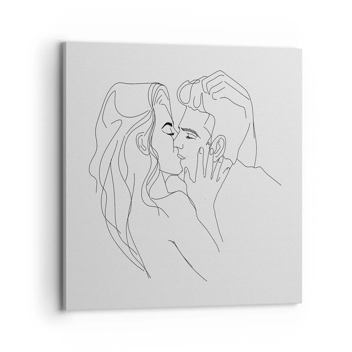 Obraz na plátně - Jedním tahem - 70x70 cm