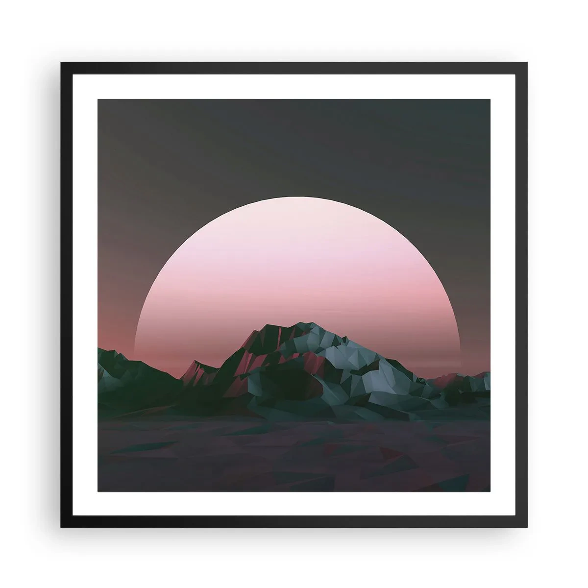 Plakát v černém rámu - V sousední galaxii - 60x60 cm