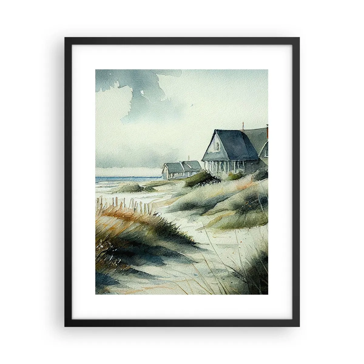 Plakát v černém rámu - Daleko od shonu - 40x50 cm