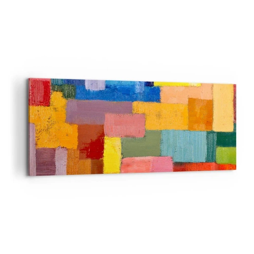 Obraz na plátně - Každý jiný, všechny barevné - 100x40 cm