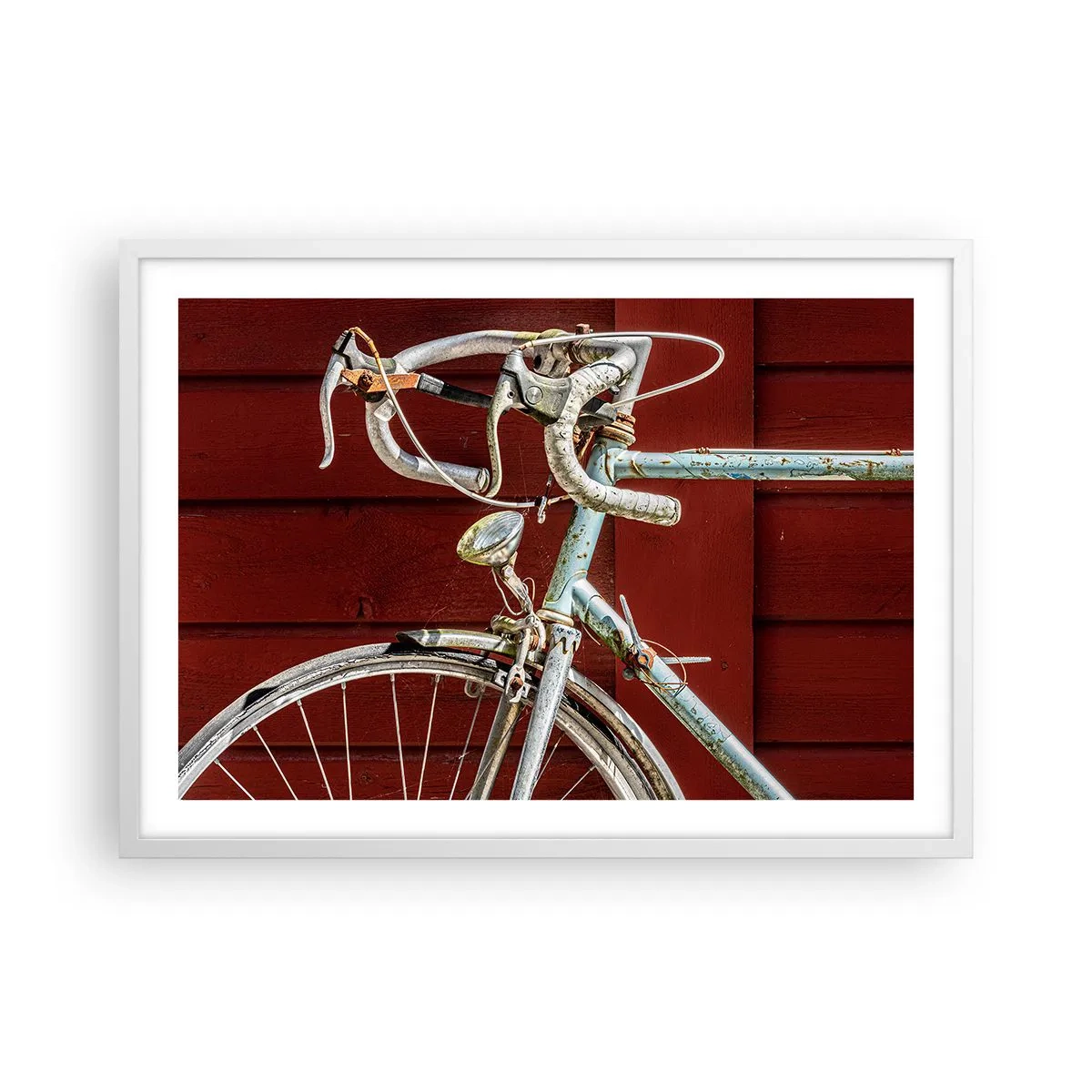 Plakát v bílém rámu - Stvořený pro vítězství - 70x50 cm