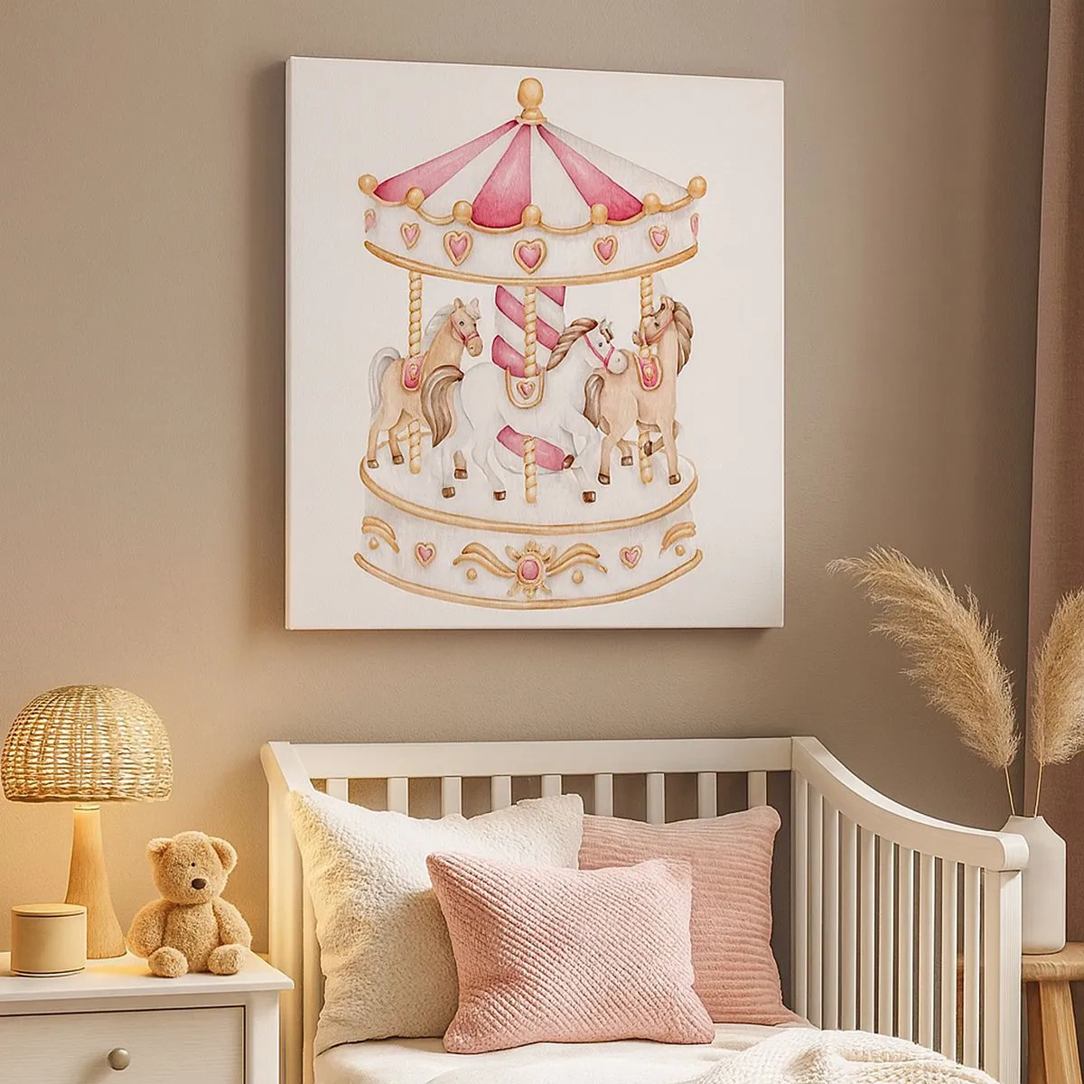 Obraz na plátně - Sladký svět dětství - 30x30 cm