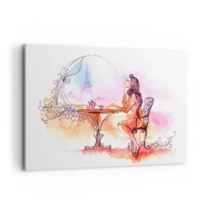 Obraz na plátně - Pařížská elegance - 120x80 cm