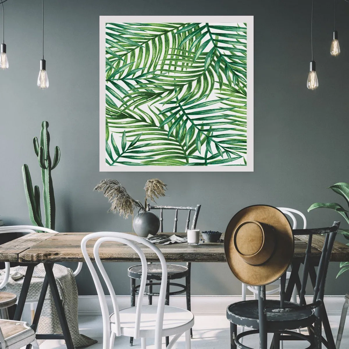 Plakát - Pod zeleným baldachýnem - 60x60 cm