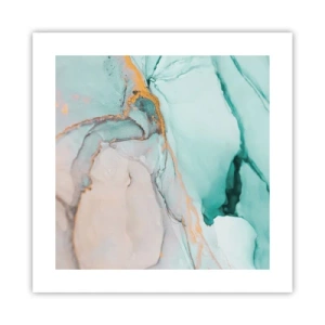 Plakát - Tanec tvarů a barev - 40x40 cm