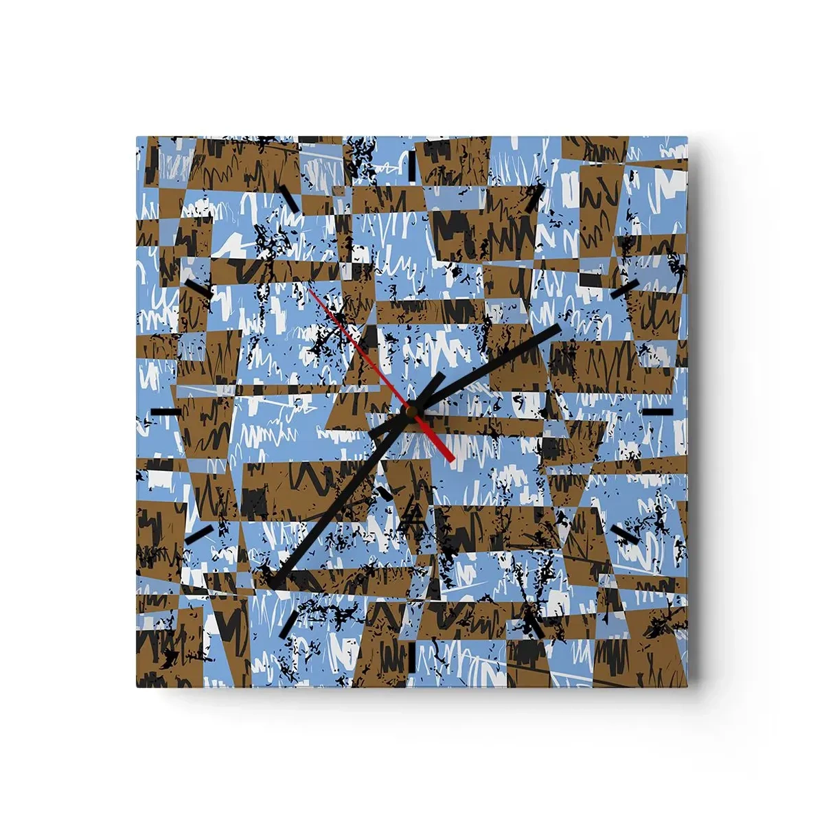 Nástěnné hodiny - Nelidová vystřihovánka - 30x30 cm