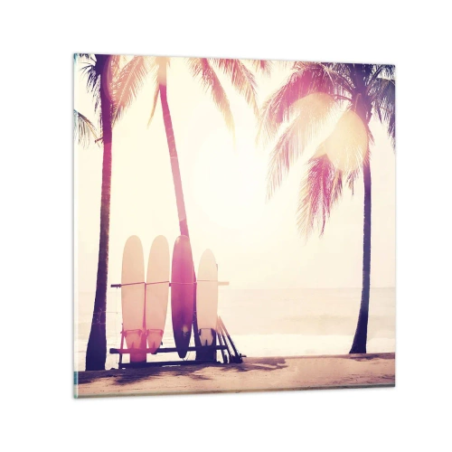 Obraz na skle - Bude to skvělý den - 30x30 cm