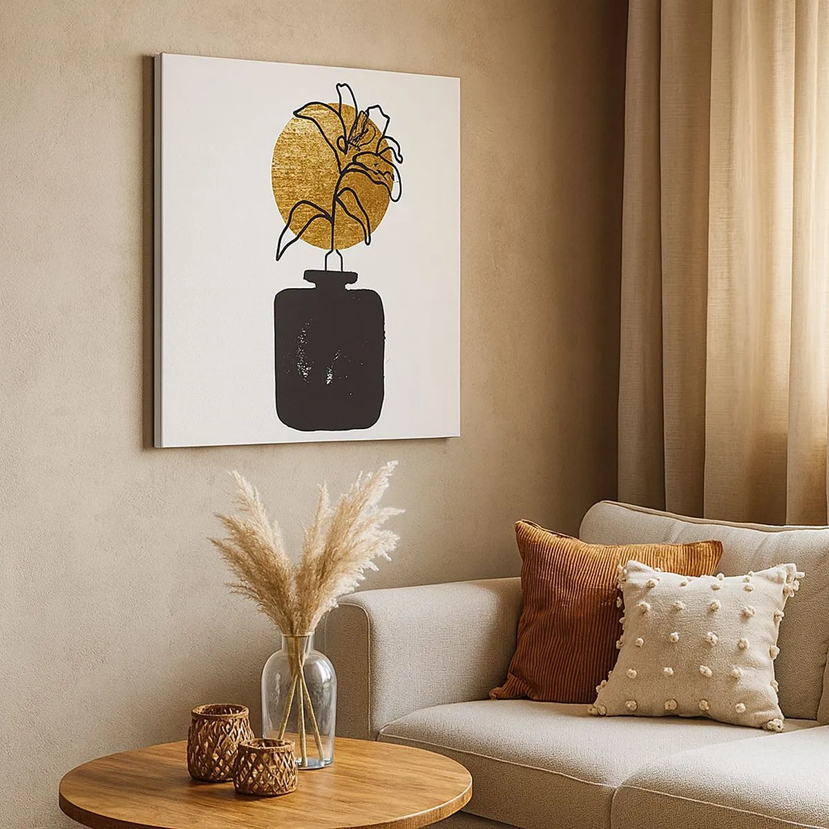 Obraz na plátně - Krása, která má cenu zlata - 30x30 cm