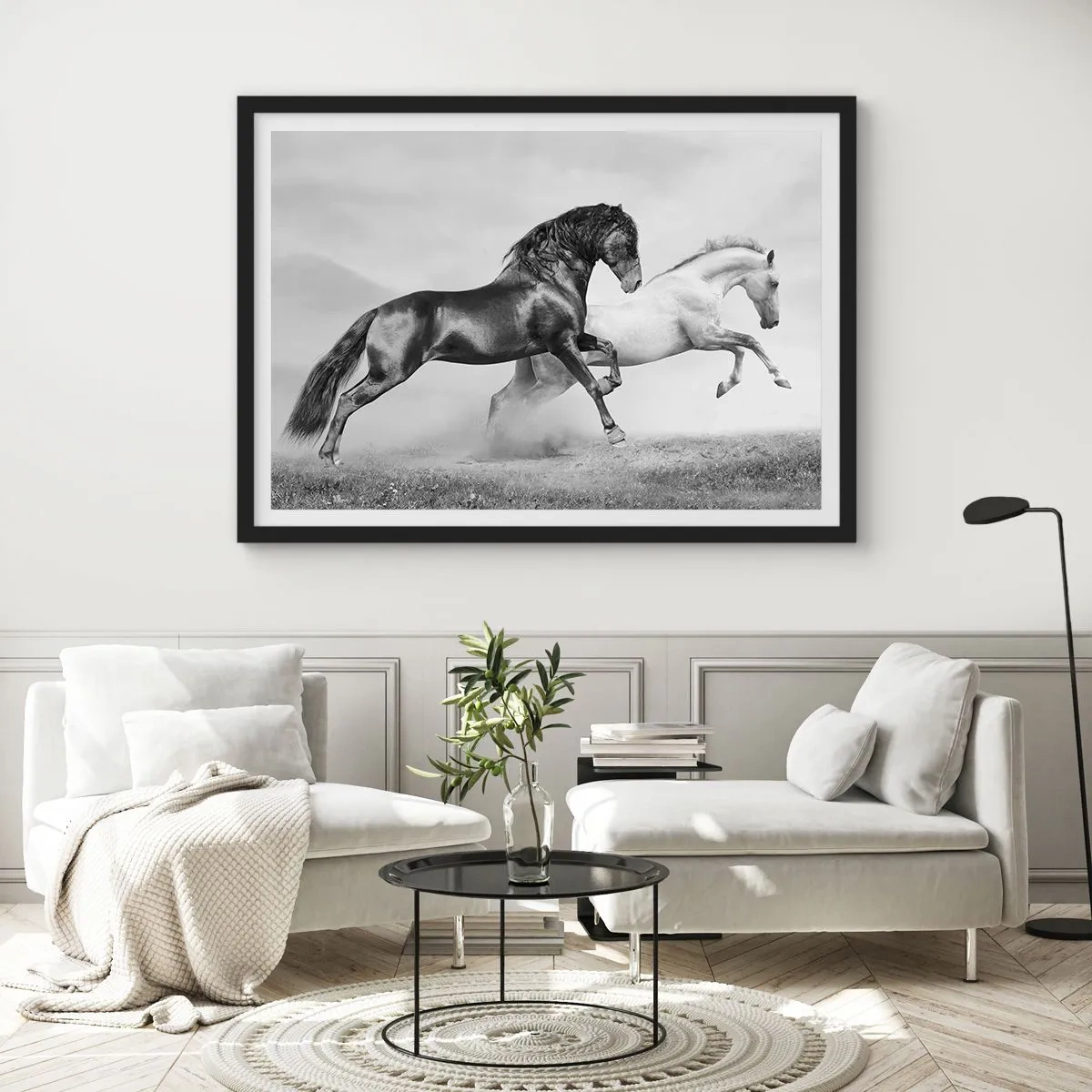 Plakát v černém rámu - Andělé a démoni - 70x50 cm
