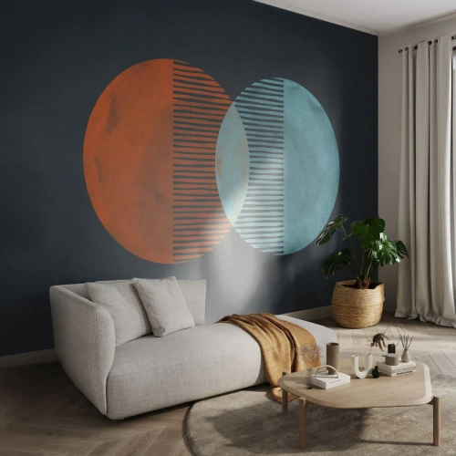Fototapeta Samolepicí Deluxe Sticker - Astronomická fantazie - Abstrakce, Kus, Moderní vzor - 100x70 cm