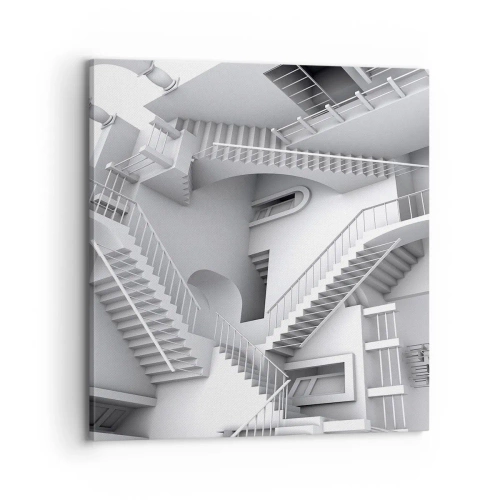 Obraz na plátně - Paradoxy prostoru - 70x70 cm