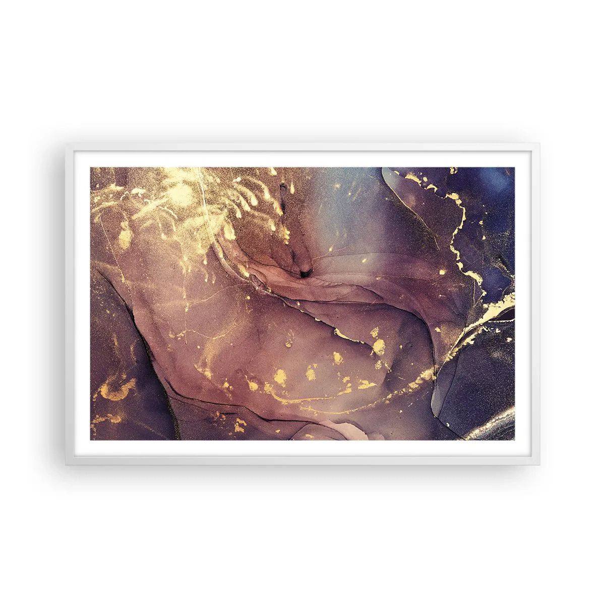 Plakát v bílém rámu - Hmota a duch - 91x61 cm