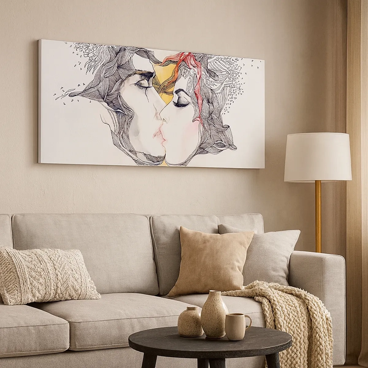 Obraz na plátně - Svět neexistuje - 30x30 cm