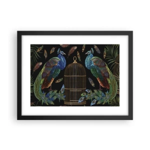 Plakát v černém rámu - V královském rouchu - 40x30 cm