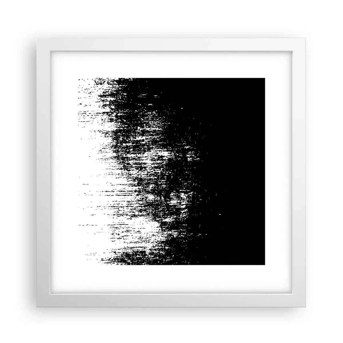 Plakát v bílém rámu - Vítězem se stává… - 30x30 cm