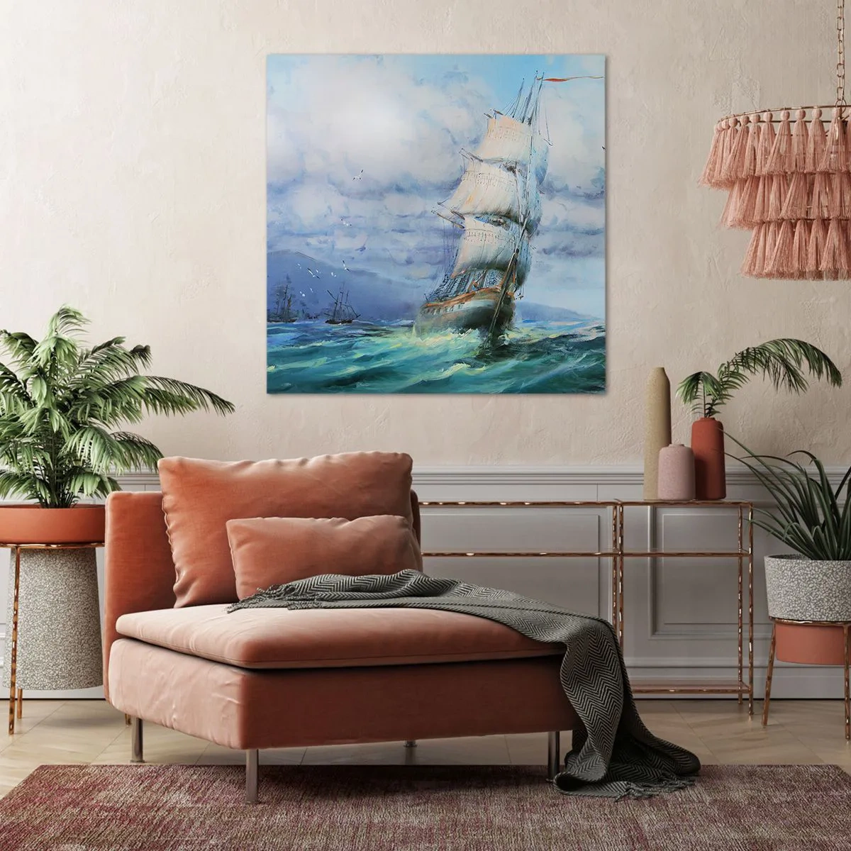 Obraz na plátně - Šťastnou cestu - 60x60 cm