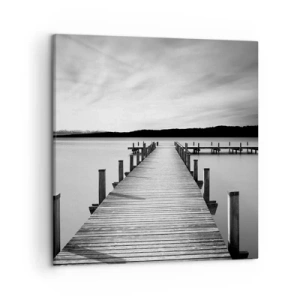 Obraz na plátně - U napajedla – klidu - 50x50 cm