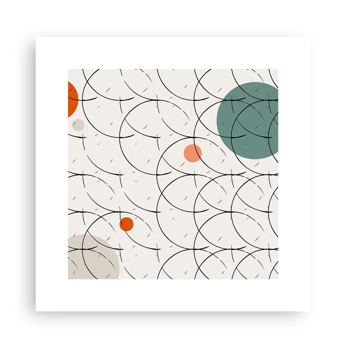 Plakát - V duchu pop-artu - 30x30 cm
